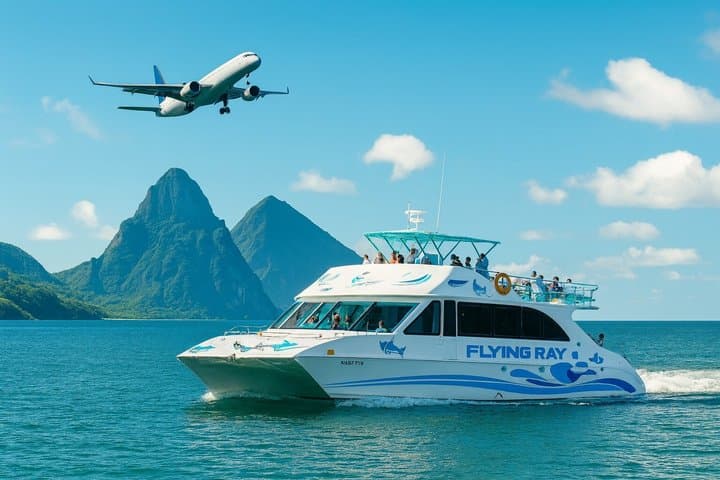 St. Lucia Airport Ferry - Transfer from Hewanorra (UVF) to Resort
