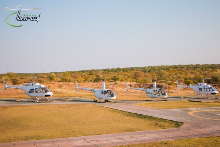 טיסת נוף הליקופטר מעל מפלי ויקטוריה 25-27 דקות משחק