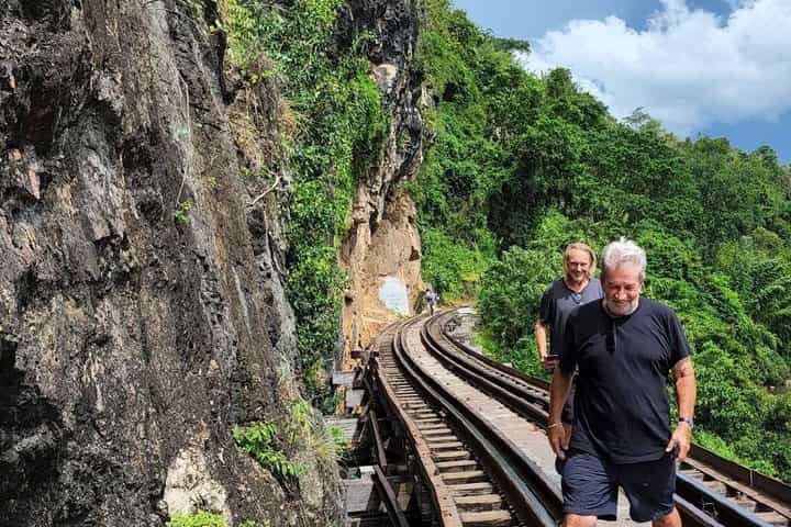 Private Tour: Kanchanaburi Erawan Waterfall Tour from Bangkok
