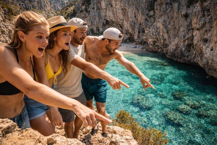 Cala des Moro & Hidden Coves Paddleboard Snorkel Tour